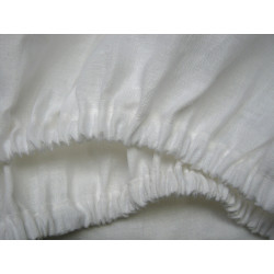 White Linen Fitted Sheet