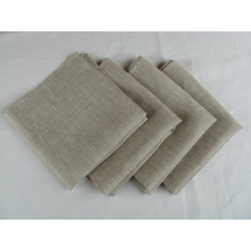 Linen Napkin Natural Melange Color