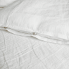 White Linen Duvet Cover