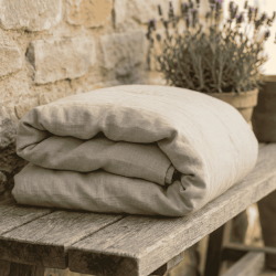 Oatmeal Linen Duvet Cover