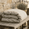 Oatmeal Linen Duvet Cover