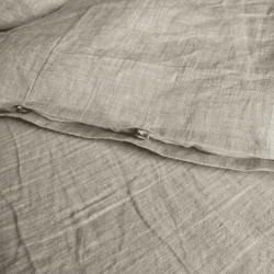 Oatmeal Linen Duvet Cover