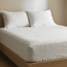 White Linen Sheet Set