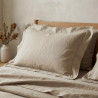 Oatmeal Linen Oxford Pillowcase