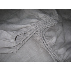 Oatmeal Linen Fitted Sheet