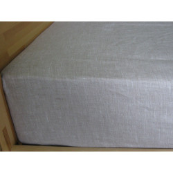 Oatmeal Linen Fitted Sheet