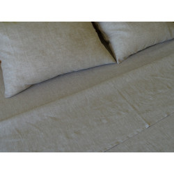 Oatmeal Linen Sheet Set