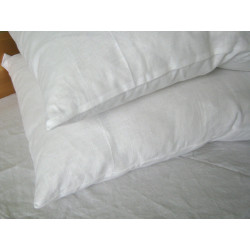 White Linen Housewife Pillowcase